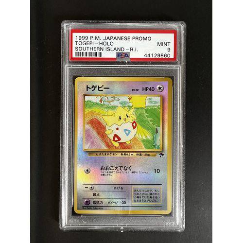PSA9 - 1999 Japanese Promo Togepi - Holo Southern Island - TCGroupAU