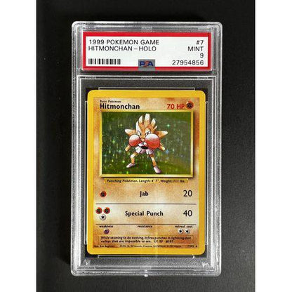 PSA9 - 1999 Pokemon Game Hitmonchan - Holo - 007/102 - Base Set - TCGroupAU