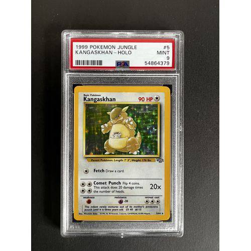 PSA9 1999 Pokemon Kangaskhan Holo - 5/64 - Jungle - TCGroupAU