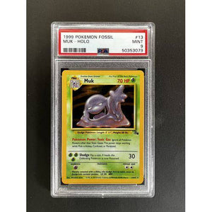 PSA9 1999 Pokemon Muk Holo - 13/62 - Fossil - TCGroupAU