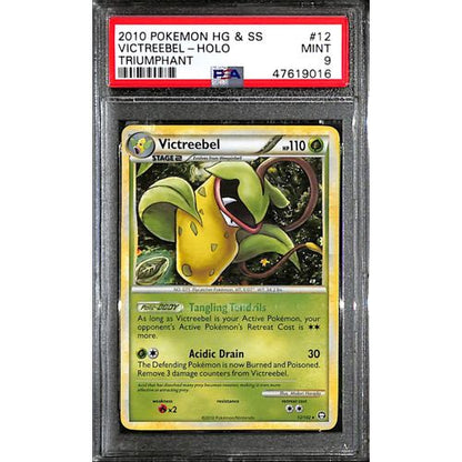 PSA9 - 2010 Pokemon - Victreebel Holo - 12/102 Triumphant - TCGroupAU