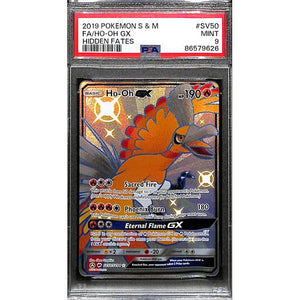 PSA9 - 2019 Pokemon - FA/Ho-Ho Gx SV50/SV94 - Hidden Fates - TCGroupAU