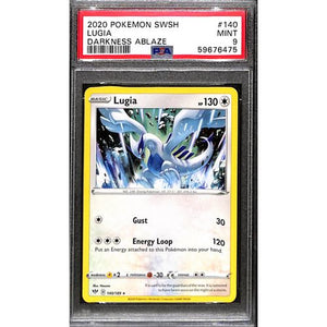 PSA9 - 2020 Pokemon - Lugia 140/189 - Darkness Ablaze - TCGroupAU