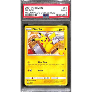 PSA9 - 2021 Pokemon - Pikachu 25/25 - McDonalds Collection - TCGroupAU