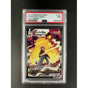 PSA9 2022 Pokemon FA/Pikachu Vmax TG17/TG30 - Lost Origin - TCGroupAU