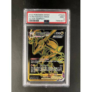 PSA9 2022 Pokemon FA/Rayquaza Vmax TG29/TG30 - Silver Tempest - TCGroupAU