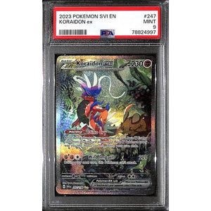PSA9 - 2023 Pokemon - Koraidon Ex 247/198 - TCGroupAU