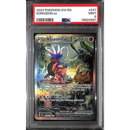 PSA9 - 2023 Pokemon - Koraidon Ex 247/198 - TCGroupAU
