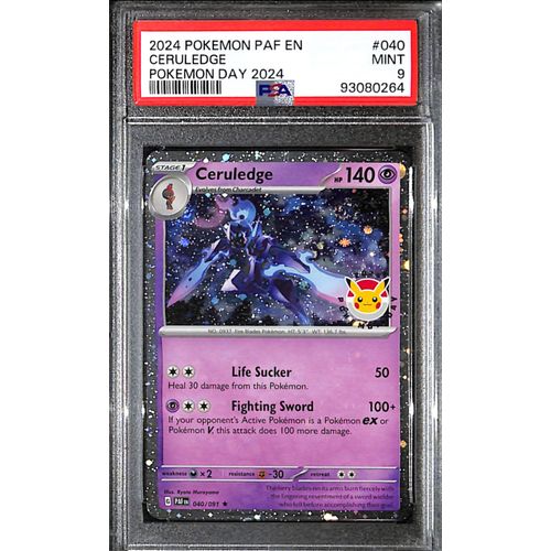 PSA9 - 2024 Pokemon - Ceruledge 040/091 - Pokemon Day - TCGroupAU