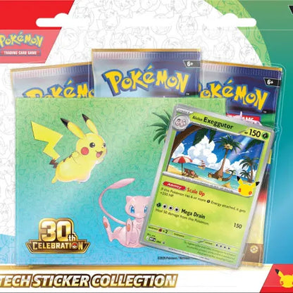 Pokémon Trading Card Game - 30th Celebration - Tech Sticker Collection [Assorted]