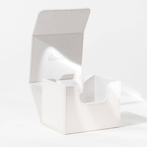 Ultimate Guard Sidewinder 80+ Xenoskin Monocolor White Deck Box - view 2 - TCGroupAU