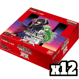 Union Arena TCG - UA01BT - Code Geass Lelouch Of The Rebellion - [Sealed Case] x12 Booster Boxes - TCGroupAU