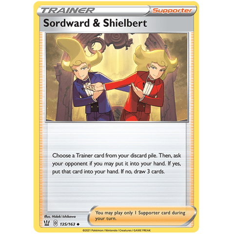 Sordward & Shielbert 135/163 - Battle Styles - Pokemon - TCGroupAU