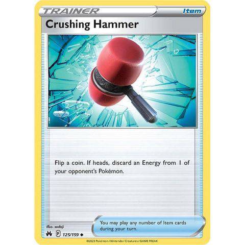 Crushing Hammer (125/159)  - Crown Zenith - Pokemon - TCGroupAU