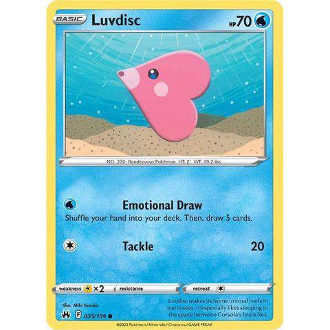 Luvdisc (035/159)  - Crown Zenith - Pokemon - TCGroupAU