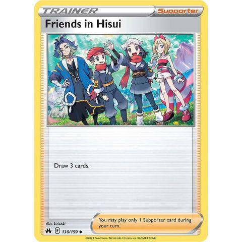 Friends in Hisui (130/159)  - Crown Zenith - Pokemon - TCGroupAU