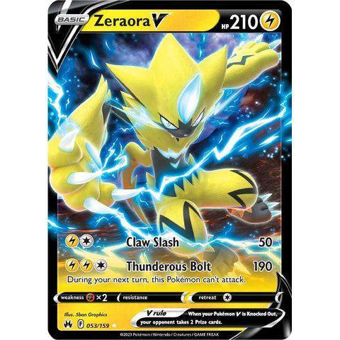 Zeraora V (053/159)  - Crown Zenith - Pokemon - TCGroupAU