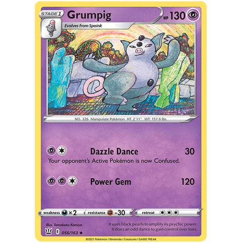 Grumpig 056/163 - Battle Styles - Pokemon - TCGroupAU