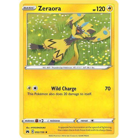 Zeraora (052/159)  - Crown Zenith - Pokemon - TCGroupAU