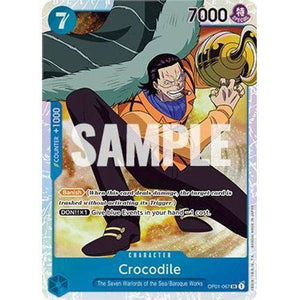 OP01-067SR Crocodile (Foil) Single Card
