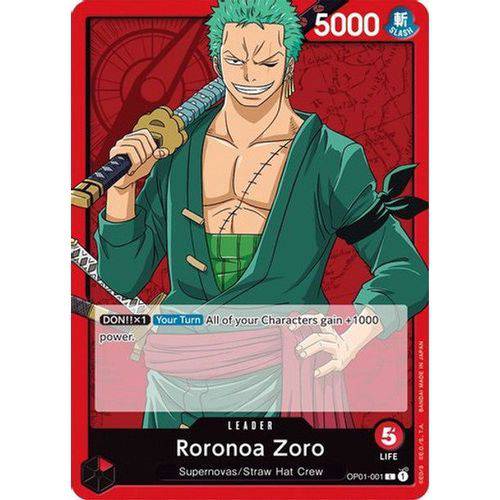 OP01-001L Roronoa Zoro Single Card