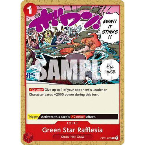 OP01-028C Green Star Rafflesia Single Card