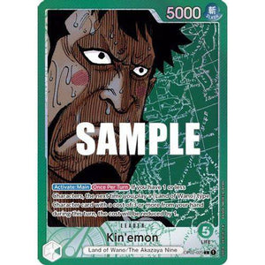 OP02-025L Kin'emon (Alternate Art) (Foil) Single Card