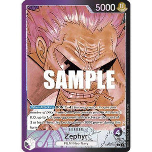 OP02-072L Zephyr (Alternate Art) (Foil) Single Card