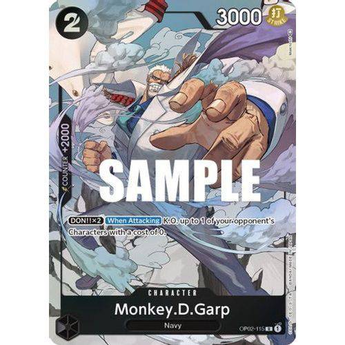 OP02-115R Monkey.D.Garp (Alternate Art) (Foil) - TCGroupAU