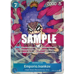 OP02-051SR Emporio.Ivankov (Alternate Art) (Foil) Single Card