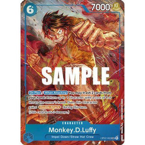 OP02-062SR Monkey.D.Luffy (Alternate Art) (Foil) Single Card