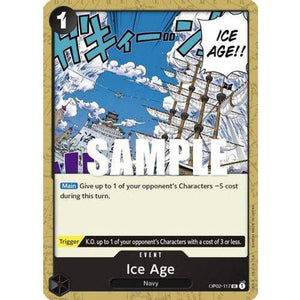 OP02-117UC Ice Age Single Card