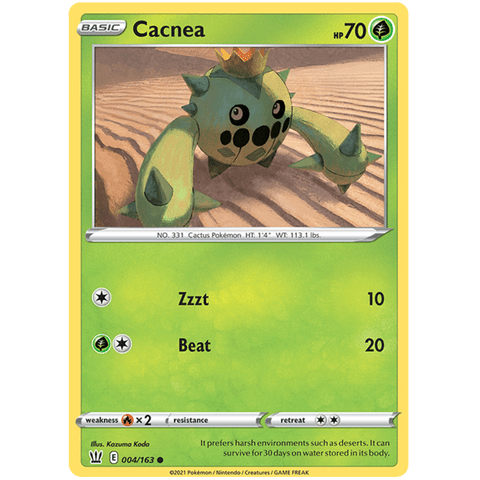 Cacnea 004/163 - Battle Styles - Pokemon - TCGroupAU