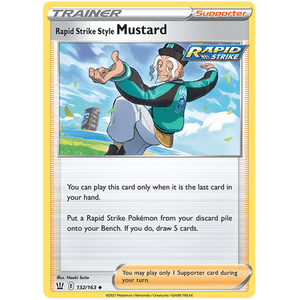 Rapid Strike Style Mustard 132/163 - Battle Styles - Pokemon Single Card
