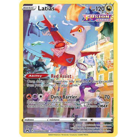 Latias (GG20/GG70)  - Crown Zenith - Pokemon - TCGroupAU