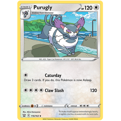 Purugly 116/163 - Battle Styles - Pokemon - TCGroupAU