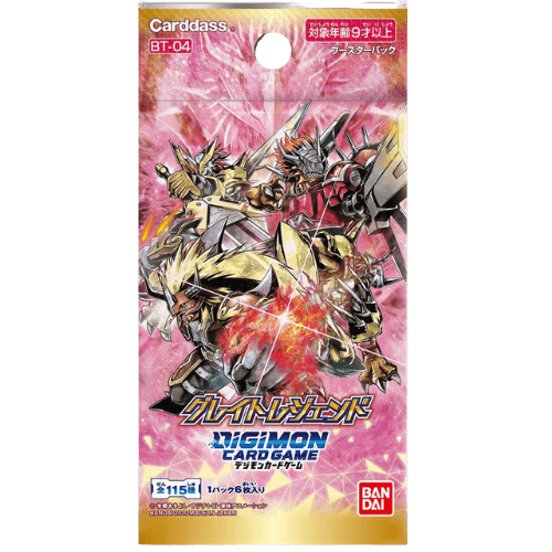 Digimon Card Game - Great Legend - Booster Box - BT04 - Japanese - TCGroupAU