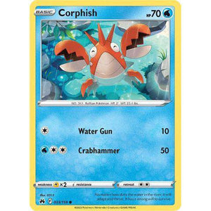 Corphish (033/159)  - Crown Zenith - Pokemon Single Card