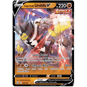Single Strike Urshifu V 085/163 - Battle Styles - Pokemon Single Card