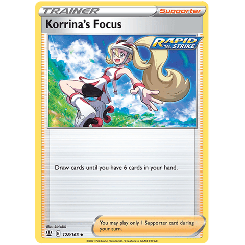 Korrina's Focus 128/163 - Battle Styles - Pokemon - TCGroupAU