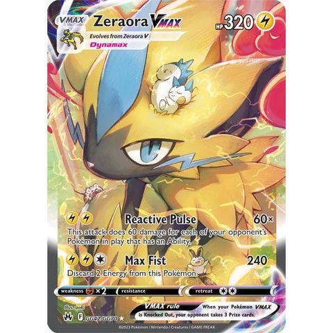 Zeraora VMAX (GG42/GG70)  - Crown Zenith - Pokemon - TCGroupAU