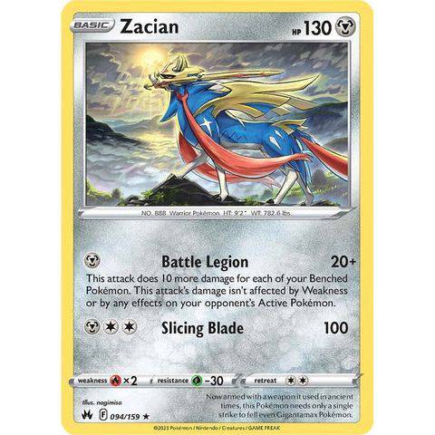Zacian (094/159)  - Crown Zenith - Pokemon - TCGroupAU