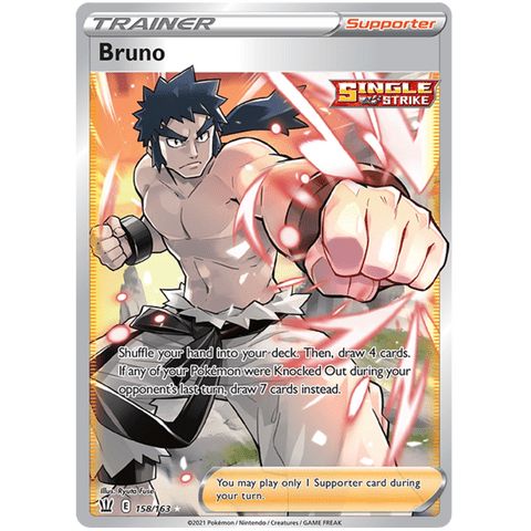 Bruno 158/163 - Battle Styles - Pokemon - TCGroupAU