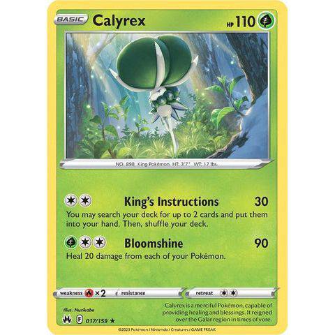 Calyrex (017/159)  - Crown Zenith - Pokemon - TCGroupAU