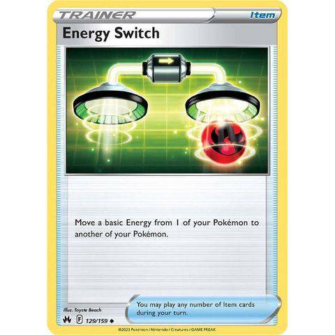 Energy Switch (129/159)  - Crown Zenith - Pokemon - TCGroupAU