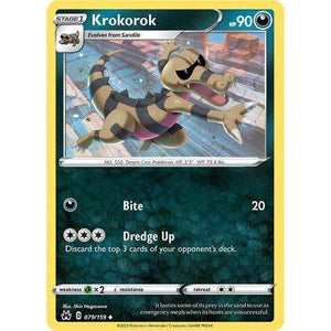 Krokorok (079/159)  - Crown Zenith - Pokemon Single Card