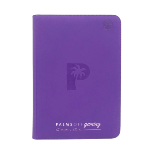 Palms Off Gaming - 9 Pocket Collectors Series Trading Card Binder - Purple - TCGroupAU