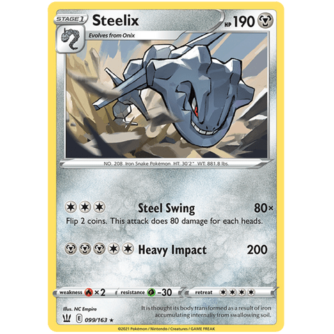 Steelix 099/163 - Battle Styles - Pokemon - TCGroupAU