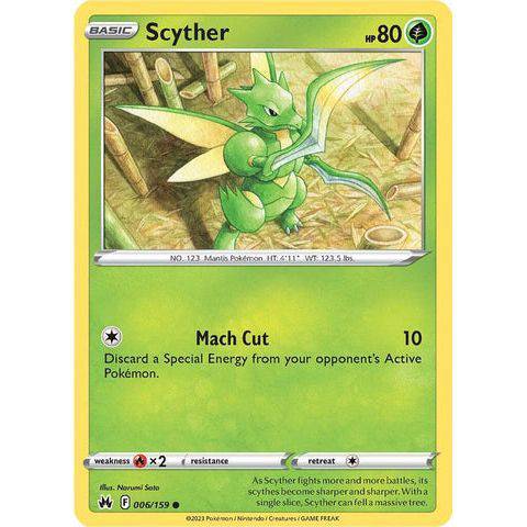 Scyther (006/159)  - Crown Zenith - Pokemon - TCGroupAU