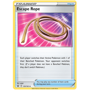 Escape Rope 125/163 - Battle Styles - Pokemon Single Card